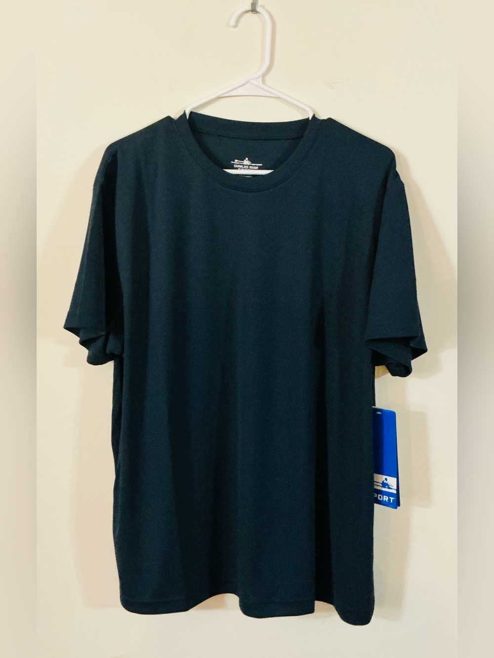 Charles River Apparel Men's Short Sleeve Crew Tee - Dark Blue- XL - NWT